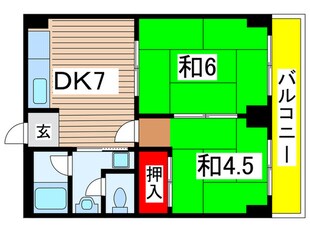 エメラルド武庫之荘の物件間取画像